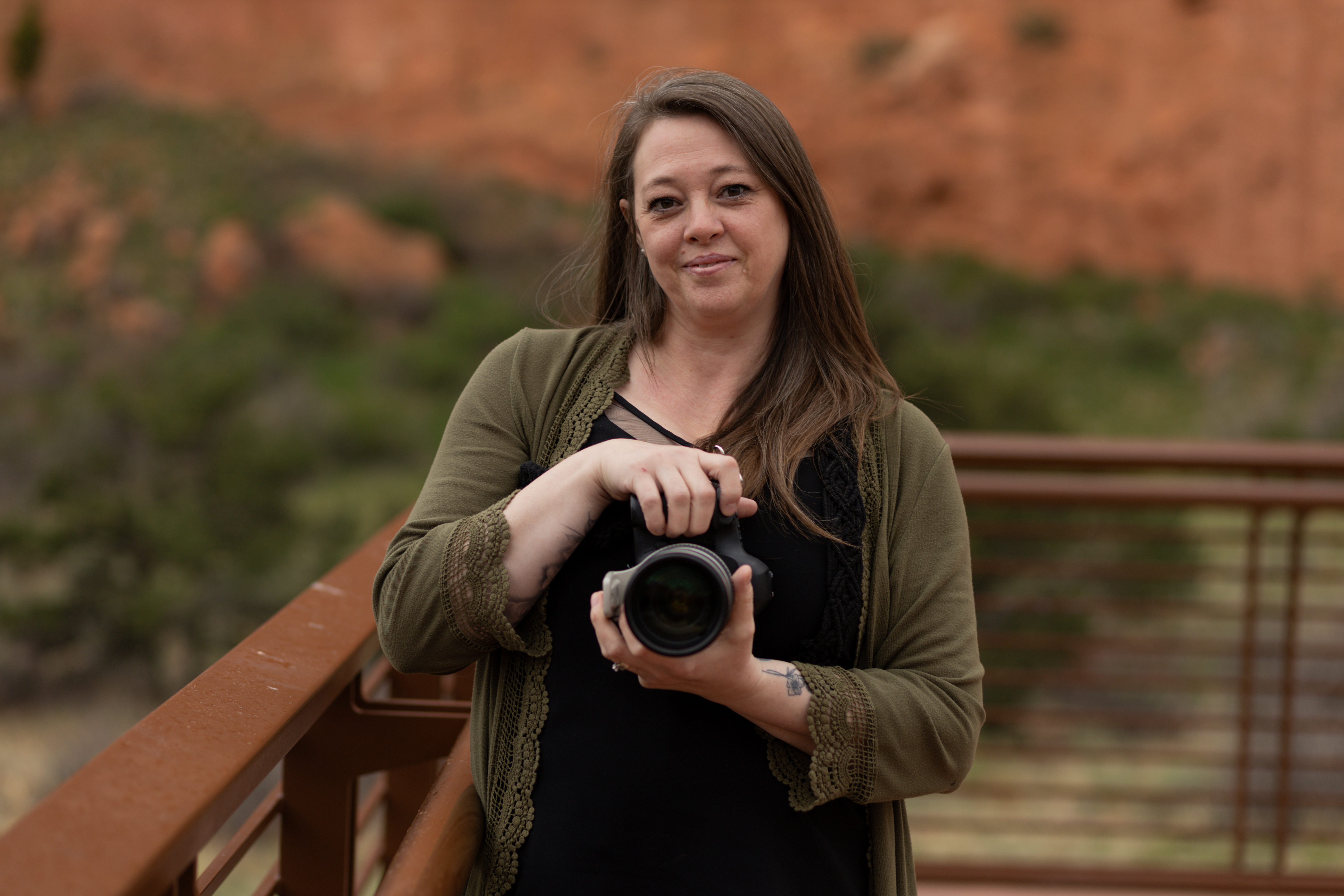 Deirdre, photographer at For Always Photography, at Garden of the Gods Colorado