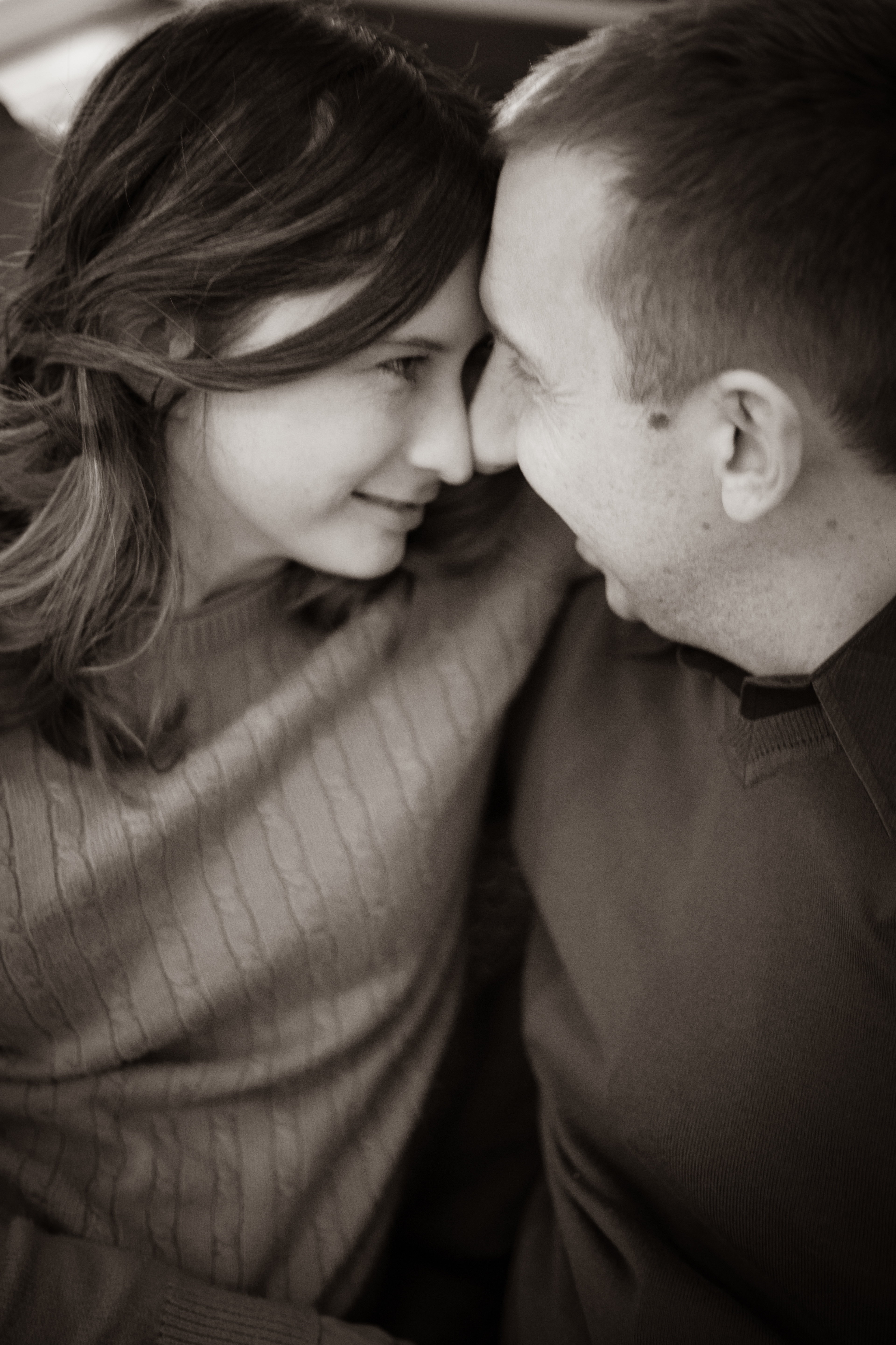 Romantic engagement portrait Colorado