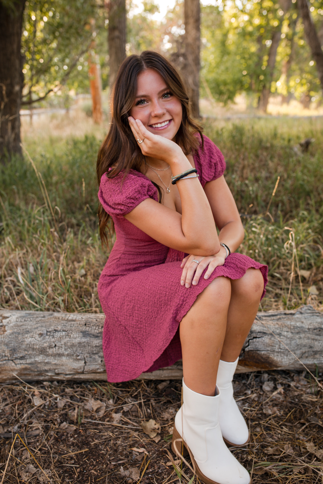 High school senior portrait Colorado